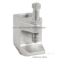 Reversible Beam Clamp with 1" Jaw Opening and 3/4-10 Threaded Holes (SHA-25045)